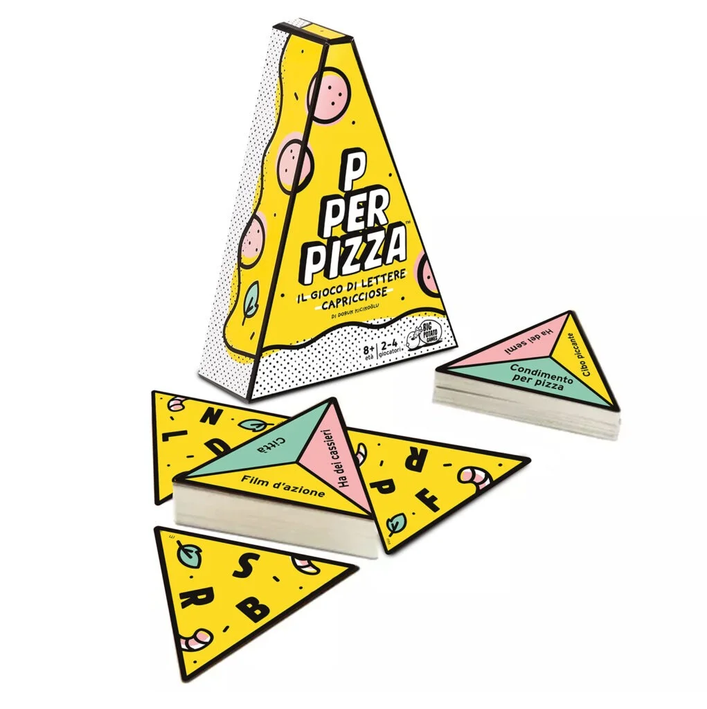 p per pizza gioco in scatola