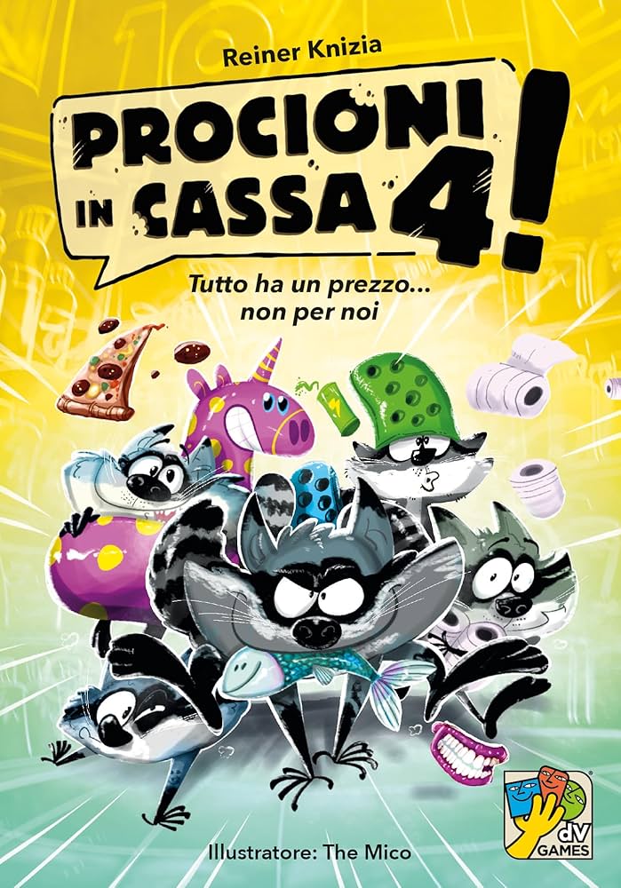 procioni in cassa 4 gioco in scatola